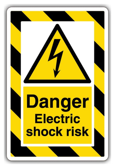 Danger Electric Shock Risk Extraviz