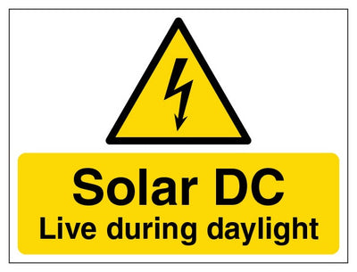 Solar Dc Live During Daylight Landscape