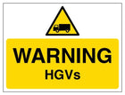 Warning HGVs - Landscape