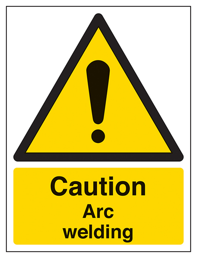 Caution Arc Welding Portrait