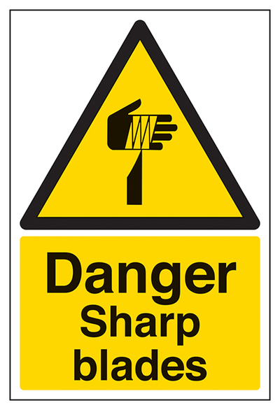 Danger Sharp Blades Portrait