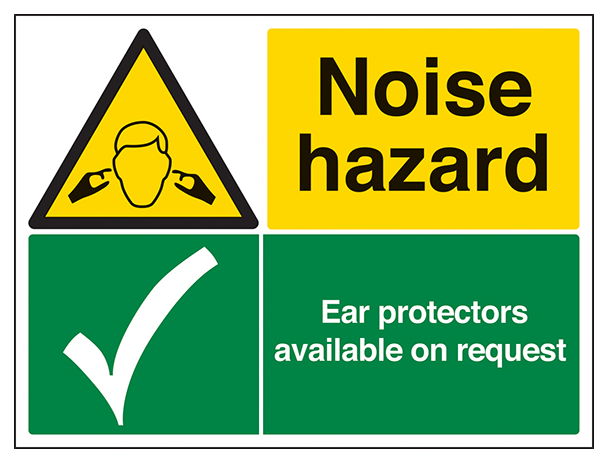 Noise Hazard Ear Protectors 1