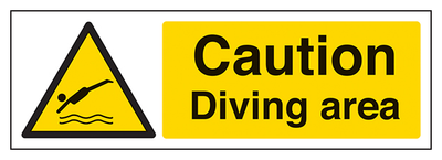 Caution Diving Area Landscape