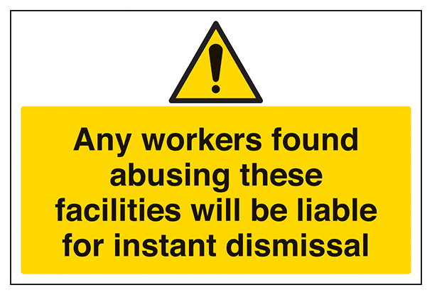 Any Workers Found Abusing These Facilities Large Landscape