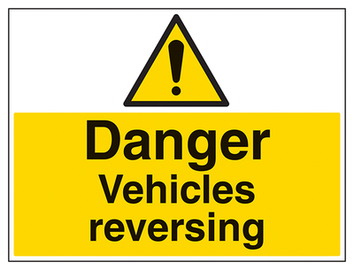 Vehicles Reversing Large Landscape