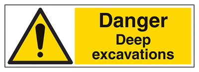 Danger Deep Excavations Landscape