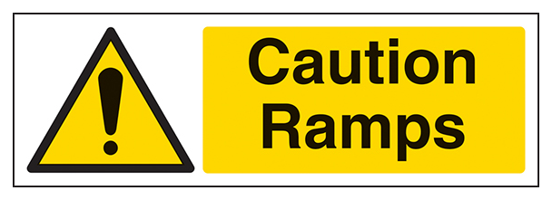 Caution Ramps Landscape