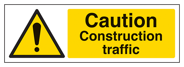 Caution Construction Traffic Landscape