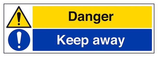 Danger Keep Away Landscape