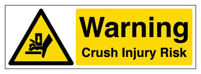 Warning Crush Injury Risk Landscape