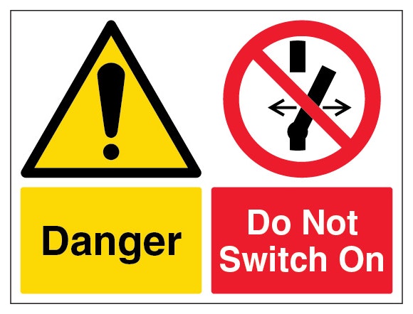 Danger Do Not Switch On Landscape