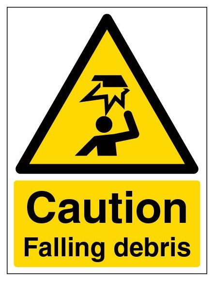 Caution Falling Debris Portrait