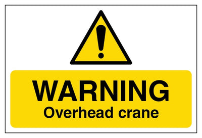 Warning Overhead Crane Large Landscape
