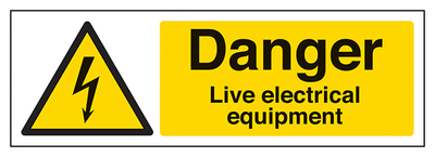 Danger Live Electrical Equipment Landscape