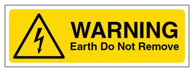 Warning Earth Do Not Remove Slim Landscape