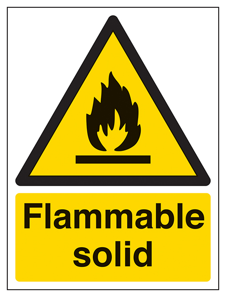 Flammable Solid Portrait