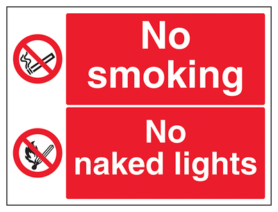No Smoking No Naked Lights
