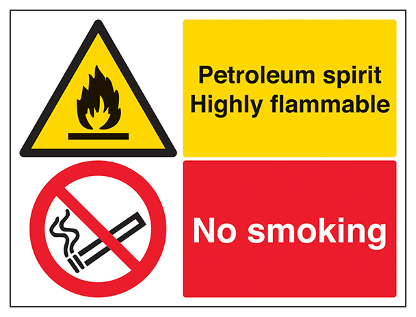 Petroleum Spirit No Smoking