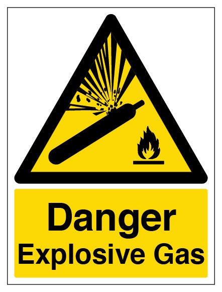 Danger Explosive Gas Portrait