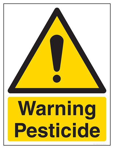 Warning Pesticide Portrait
