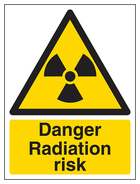 Danger Radiation Risk - Portrait