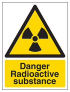 Danger Radioactive Substance - Portrait