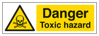 Danger Toxic Hazard - Landscape