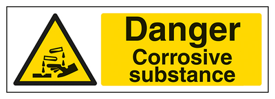 Danger Corrosive Substance Landscape