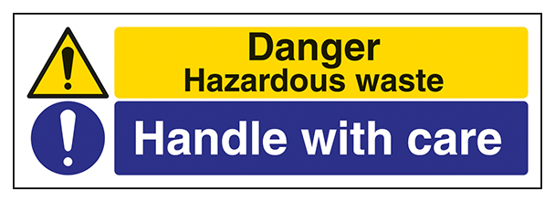 Hazardous Waste Handle With Care Landscape