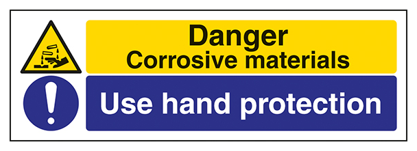 Corrosive Use Hand Protection Landscape