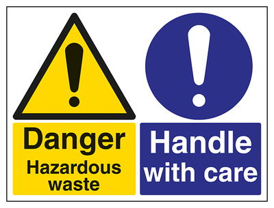Hazardous Handle With Care Large Landscape