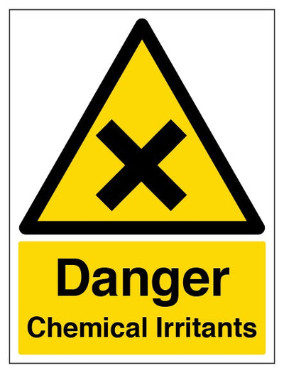 Danger Chemical Irritants Portrait