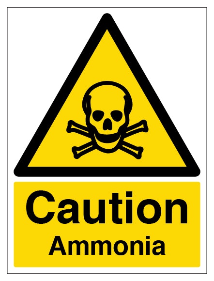 Caution Ammonia Portrait