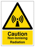 Caution Non-Ionising Radiation - Portrait