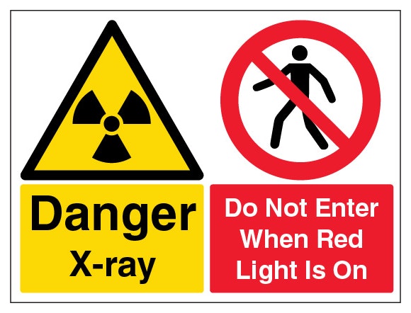 Danger X Rays Do Not Enter When Red Light Is Landscape