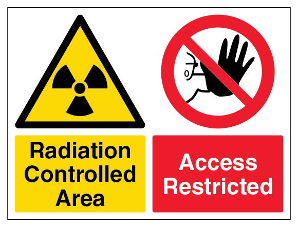 Radiation Controlled Area Access Restricted Landscape