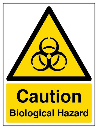 Caution Biological Hazard Portrait