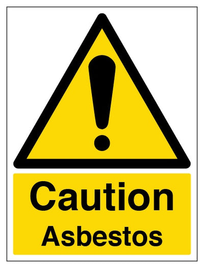 Caution Asbestos Portrait
