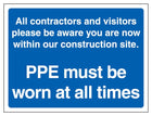 All Contractors And Visitors Please Be Aware - Landscape