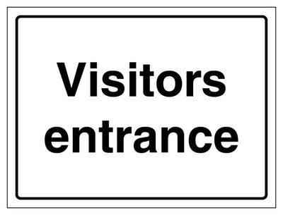 Visitors Site Entrance White Landscape