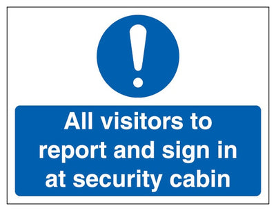 All Visitors To Report And Sign In At Security Cabin Landscape
