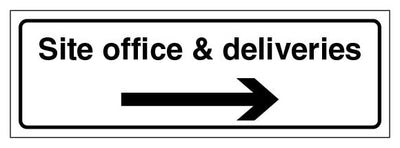 Site Office And Deliveries Narrow Landscape Arrow Right