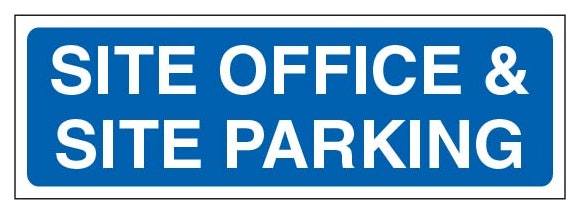 Site Office And Site Parking Narrow Landscape