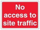 No Access To Site Traffic - Landscape - Red