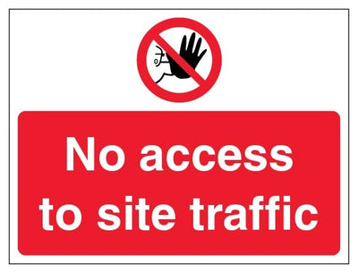 No Access To Site Traffic Prohibition Landscape