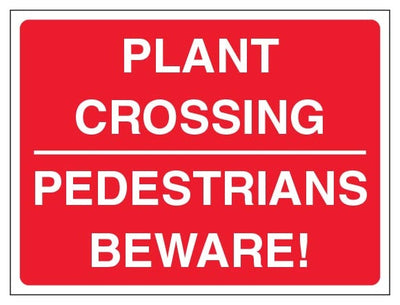 Plant Crossing Pedestrians Beware Landscape Red