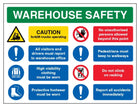 Warehouse Safety Forklift Trucks - Landscape