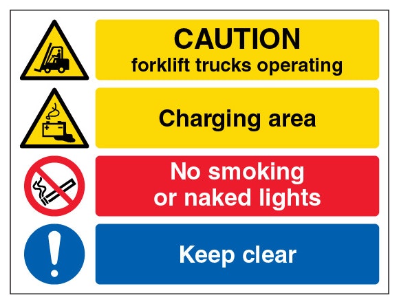 Forklift Trucks Charging Area Landscape