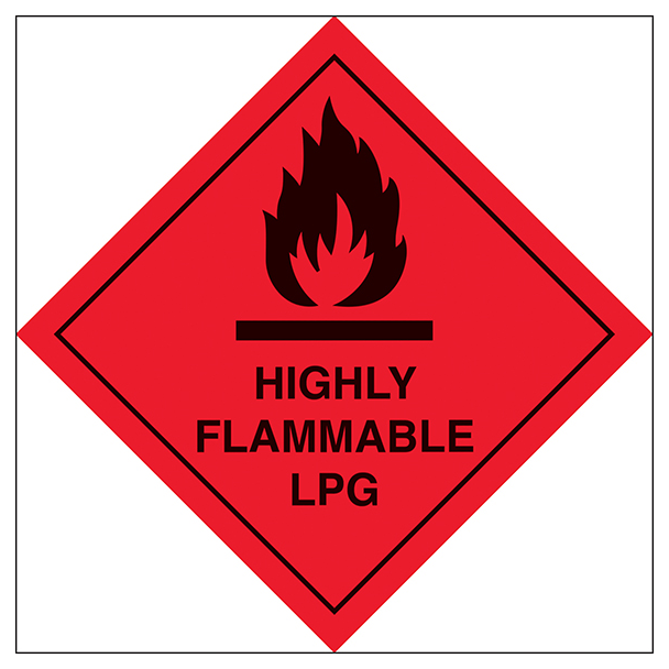 Highly Flammable Lpg