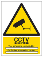 CCTV In Operation - Scheme Is Controlled By